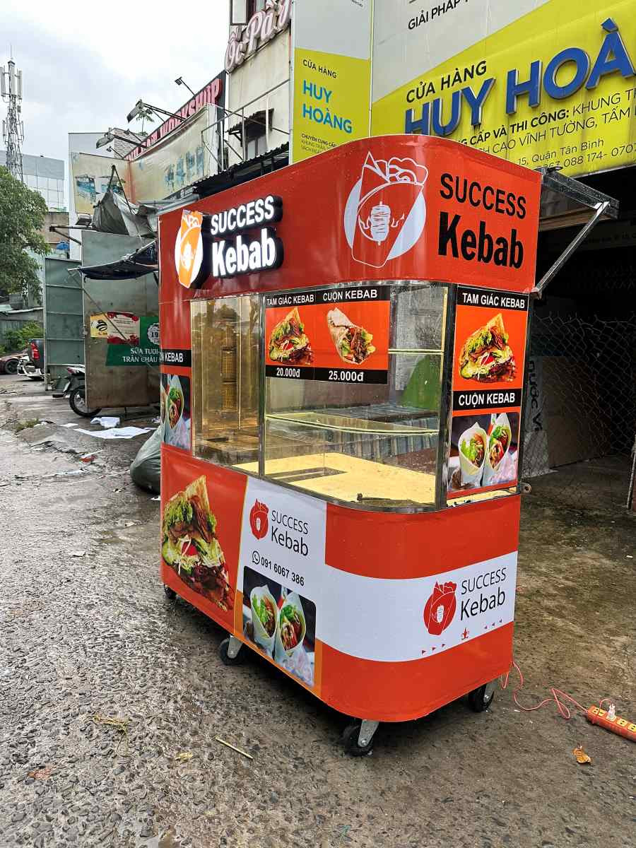 Xe Bánh Mì Doner Kebab 1m8 MS02