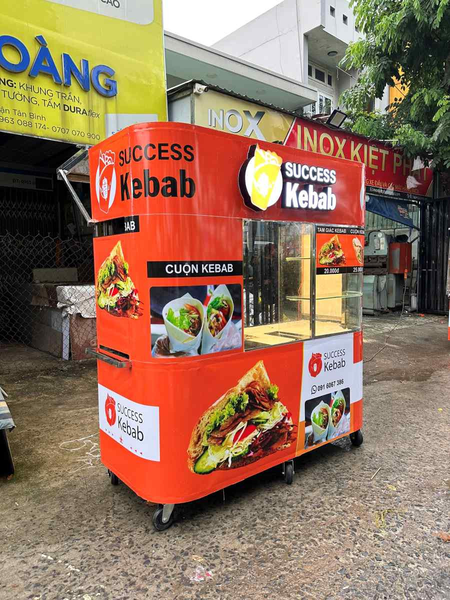 Xe Bánh Mì Doner Kebab 1m8 MS02