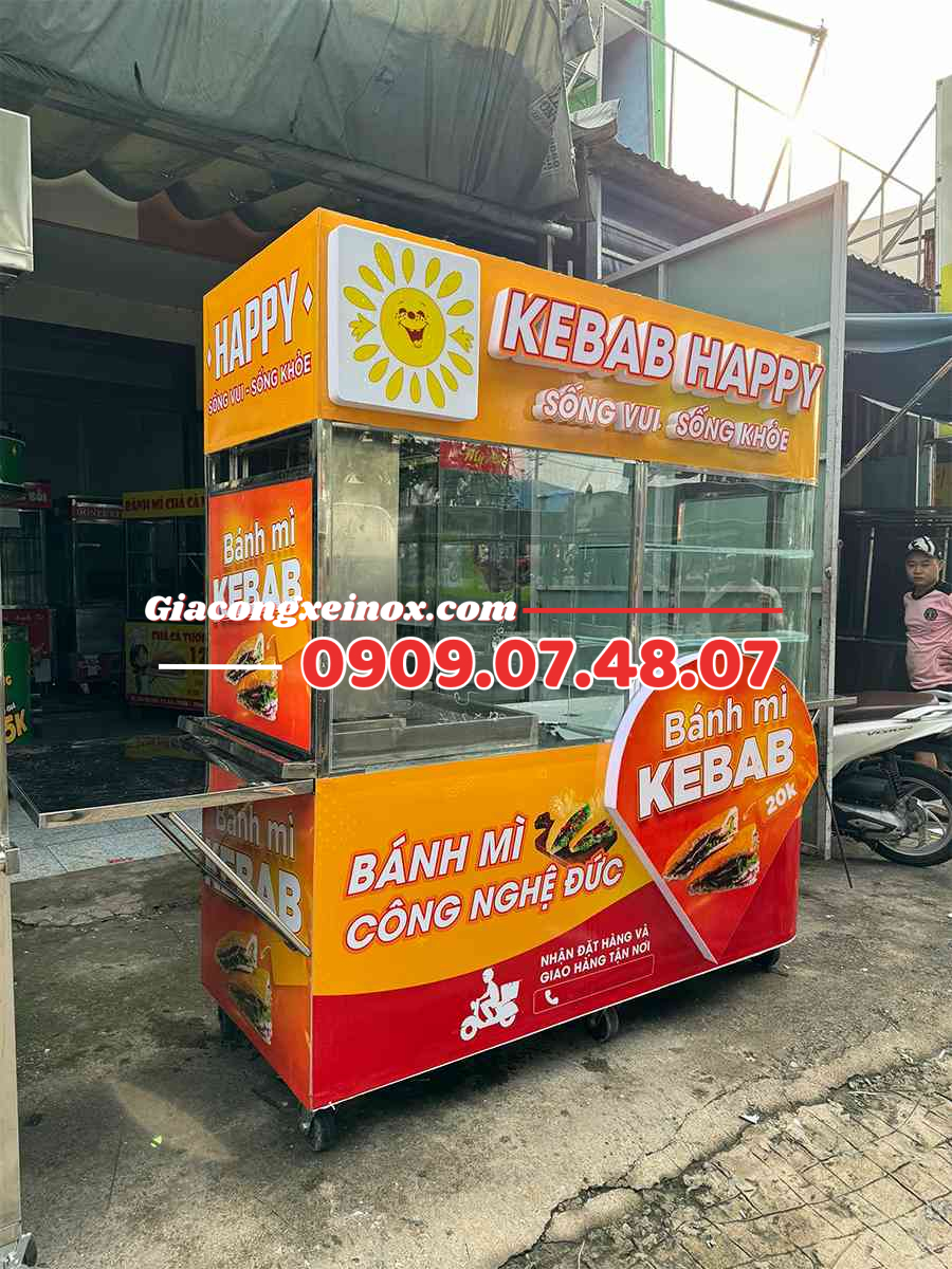 Xe Bánh Mì Doner Kebab 1m8 MS03