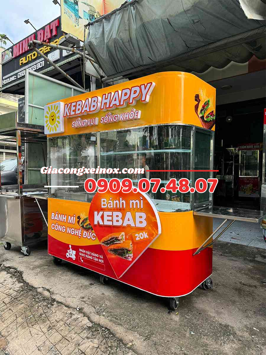 Xe Bánh Mì Doner Kebab 1m8 MS03