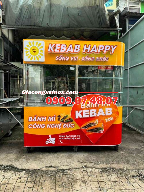 Xe Bánh Mì Doner Kebab 1m8 MS03