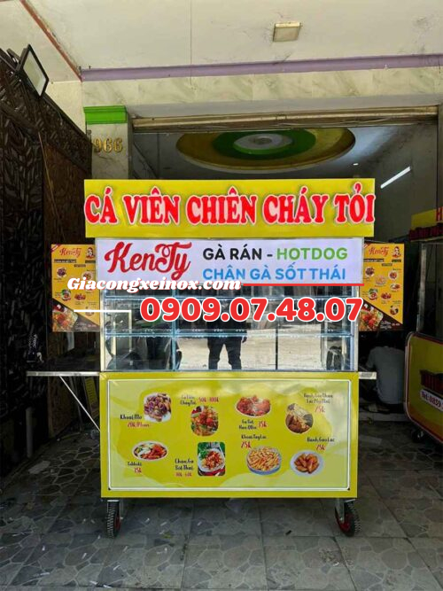 Xe ăn Vặt Cá Viên Chiên 1m4