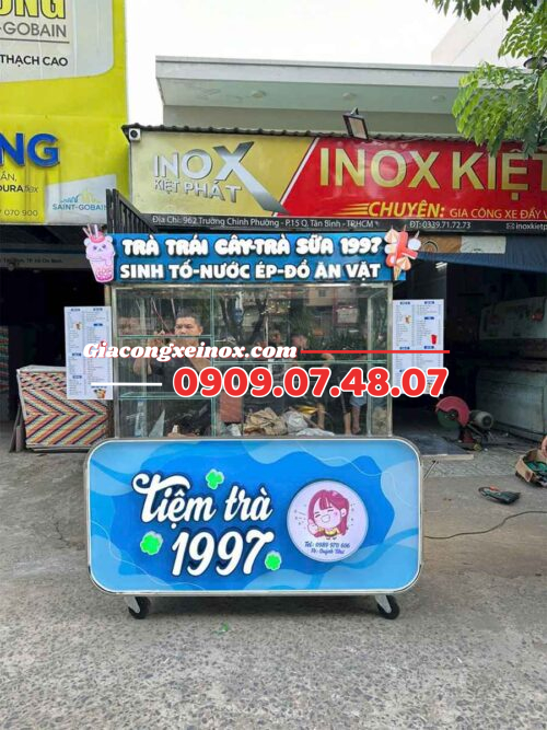 Xe trà sữa sinh tố 1m2 MS01