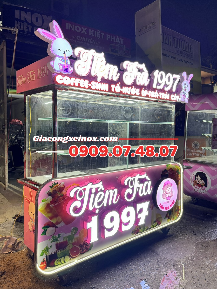 Xe trà sữa nước ép 1m6 2024 Xe trà sữa nước ép 1m6 2024