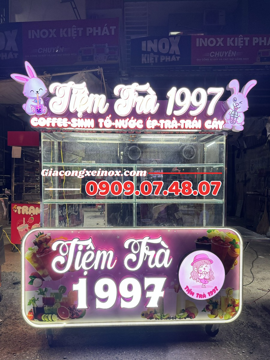 Xe trà sữa nước ép 1m6 2024 Xe trà sữa nước ép 1m6 2024