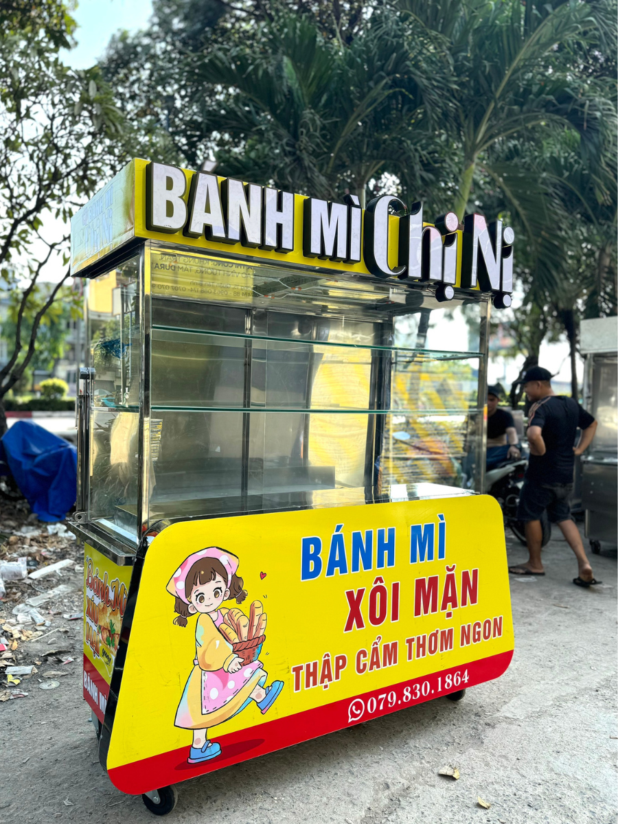 Xe bánh mì 1m4