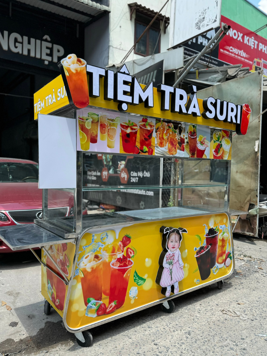 Xe Trà Trái Cây 1M8 2024