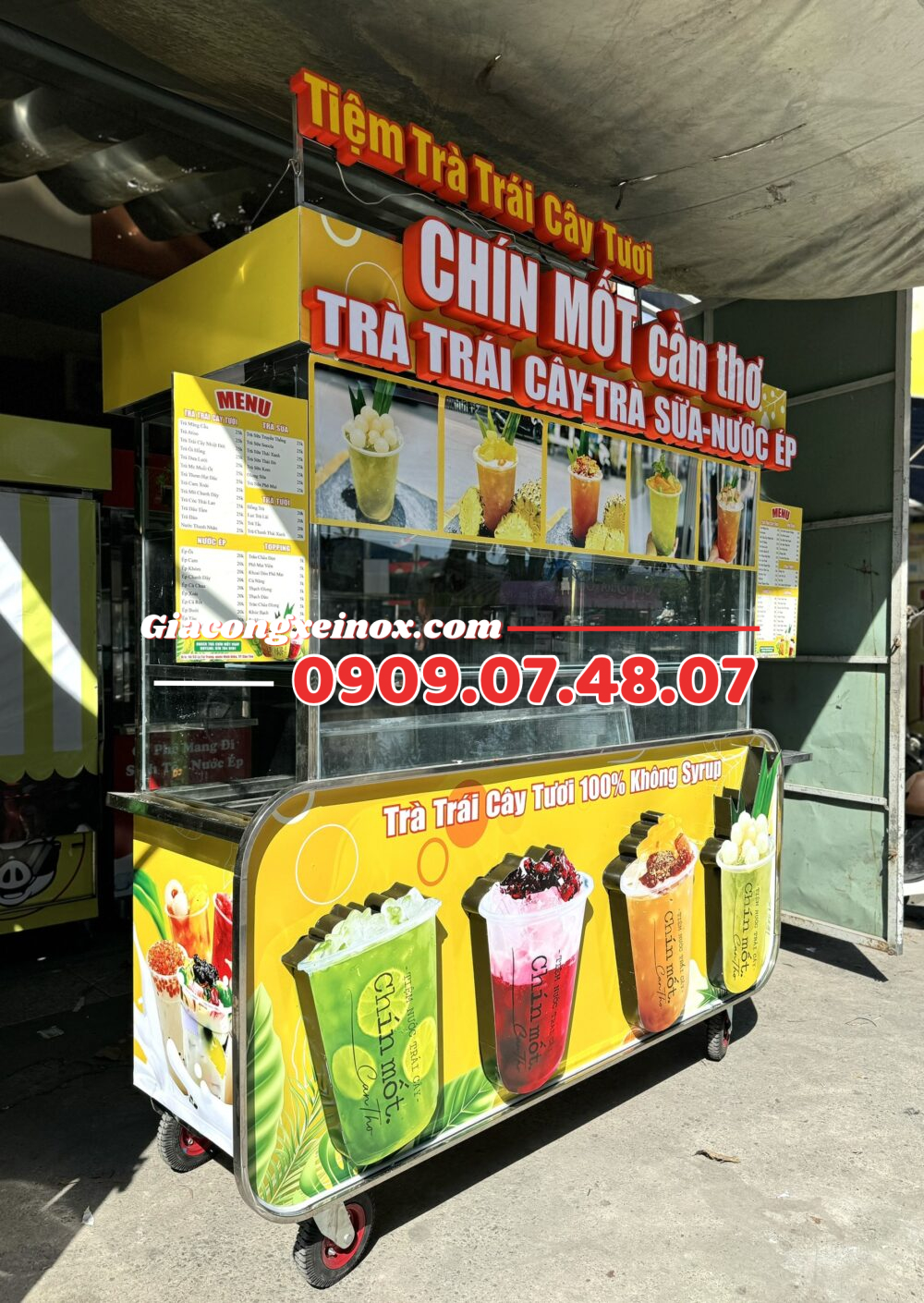 Xe trà trái cây 1M6 2024