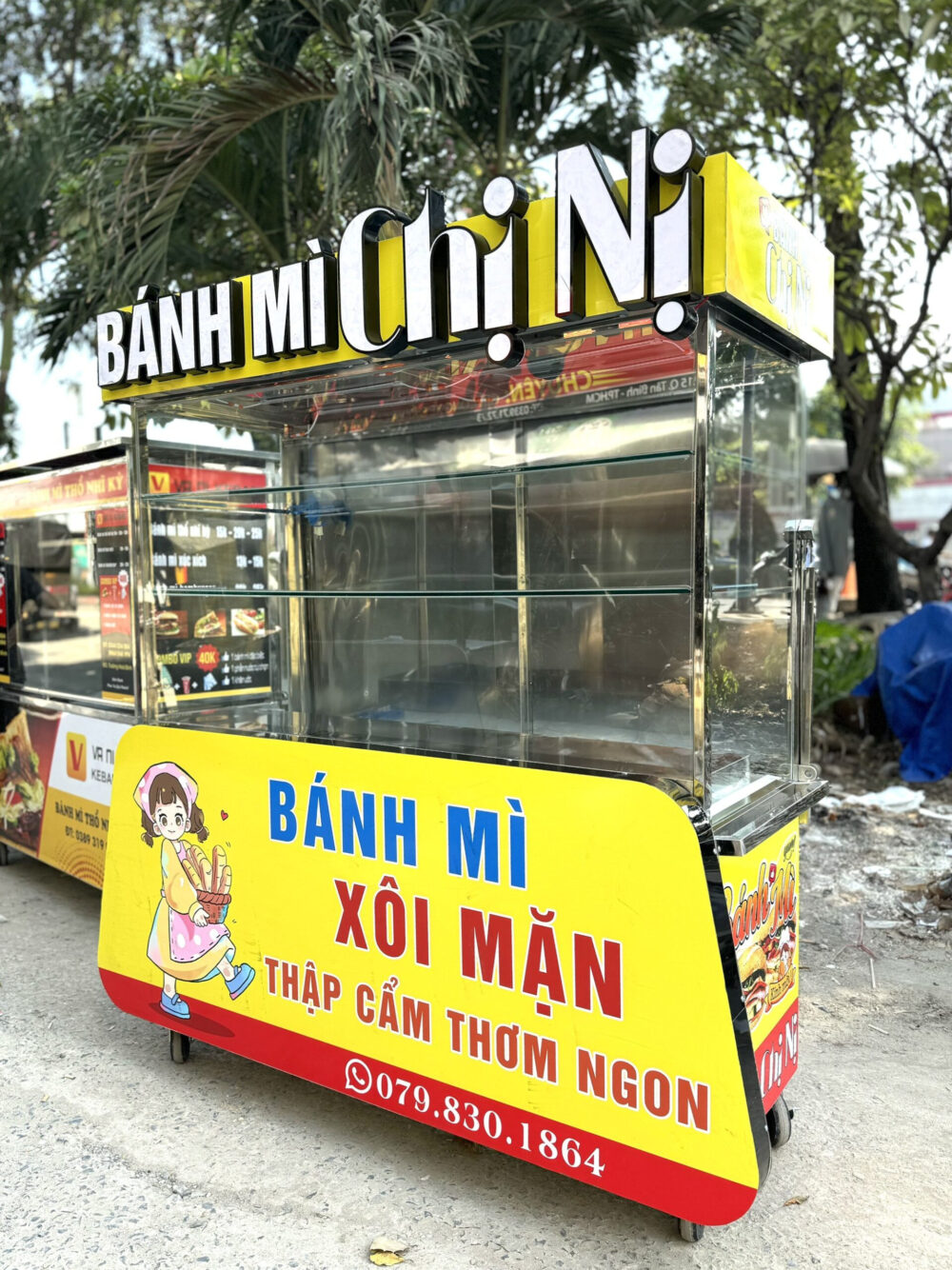 Xe bánh mì 1m4