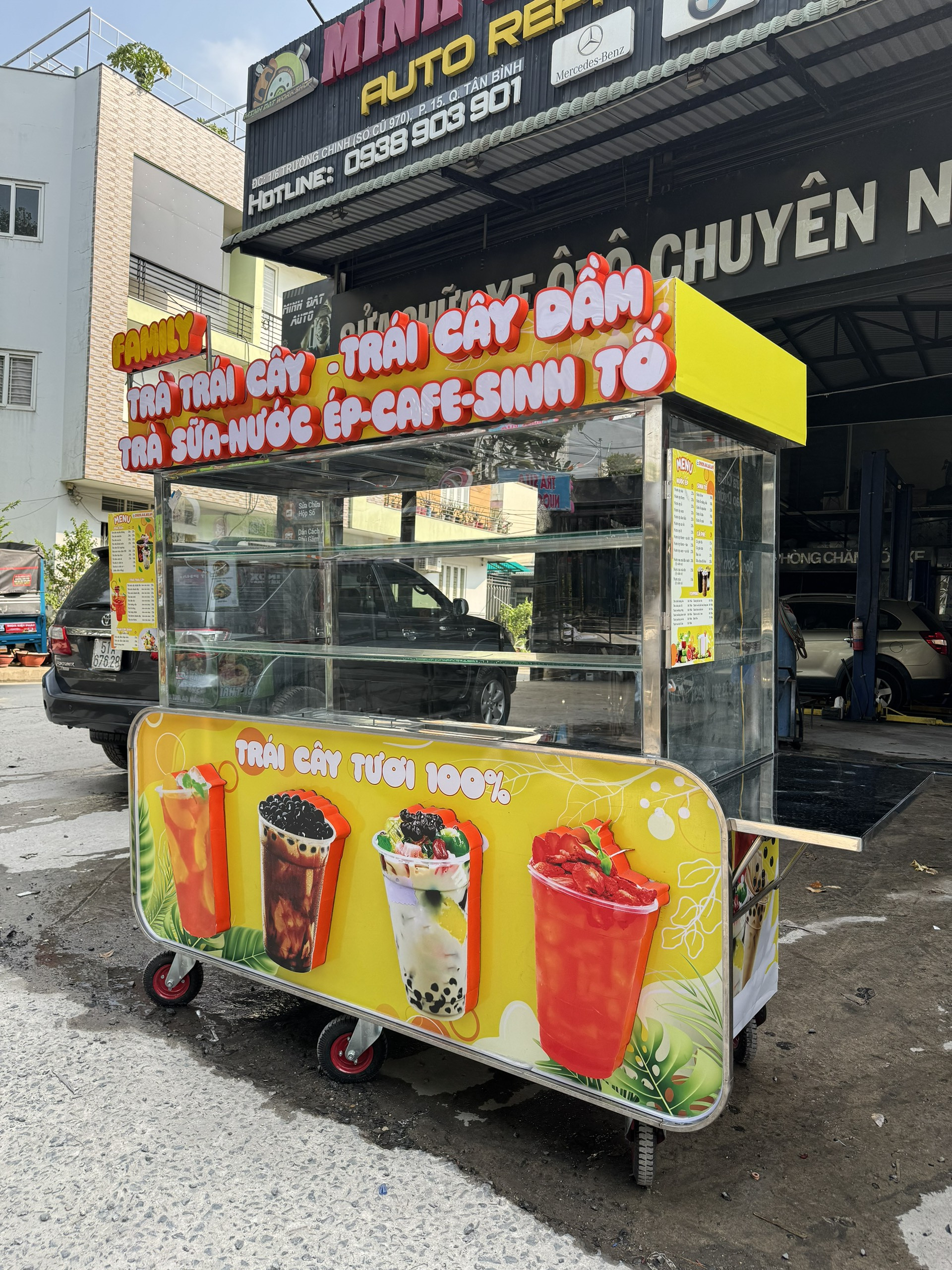 Xe nước ép sinh tố M8 2024