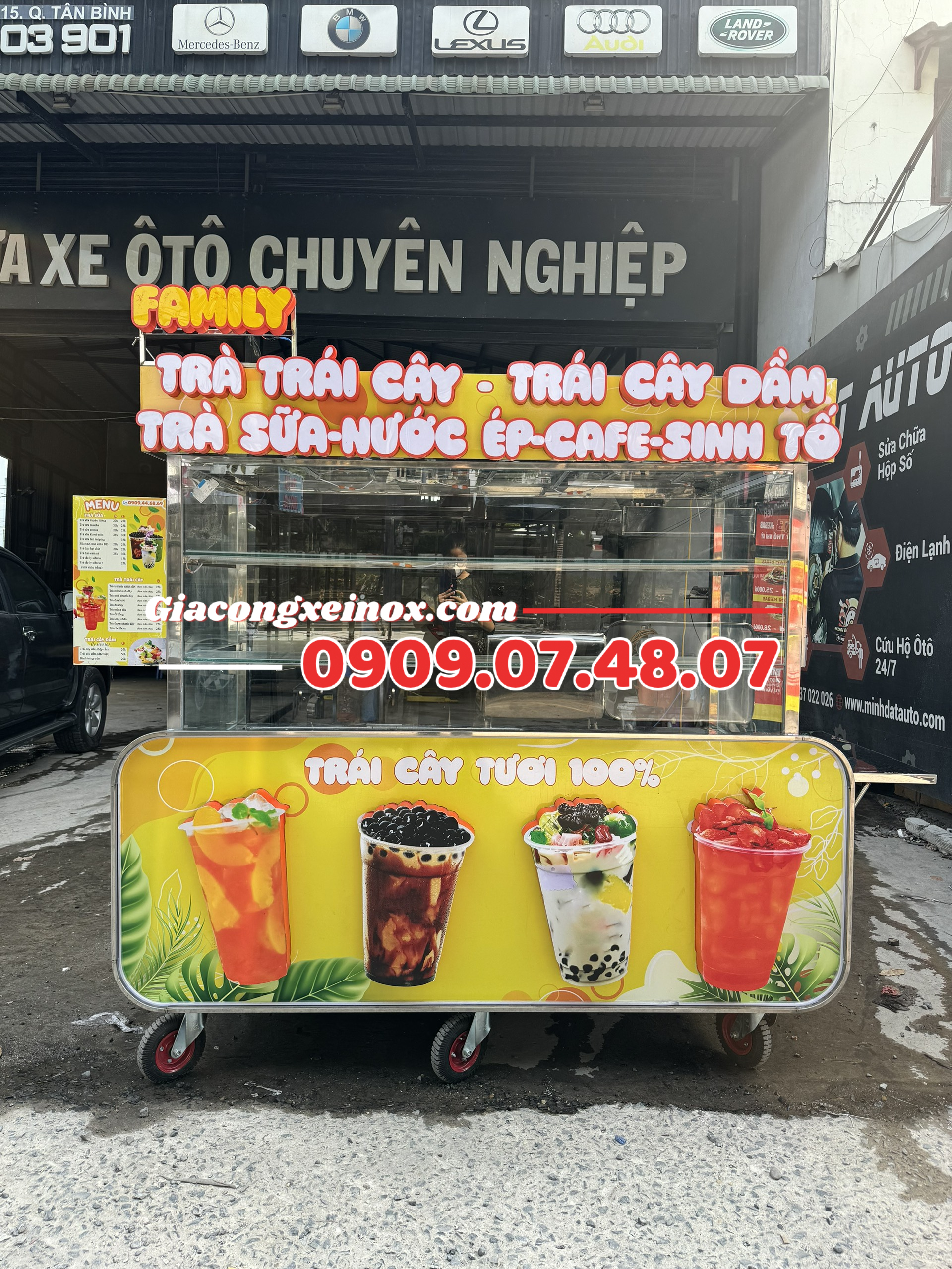 Xe nước ép sinh tố M8 2024