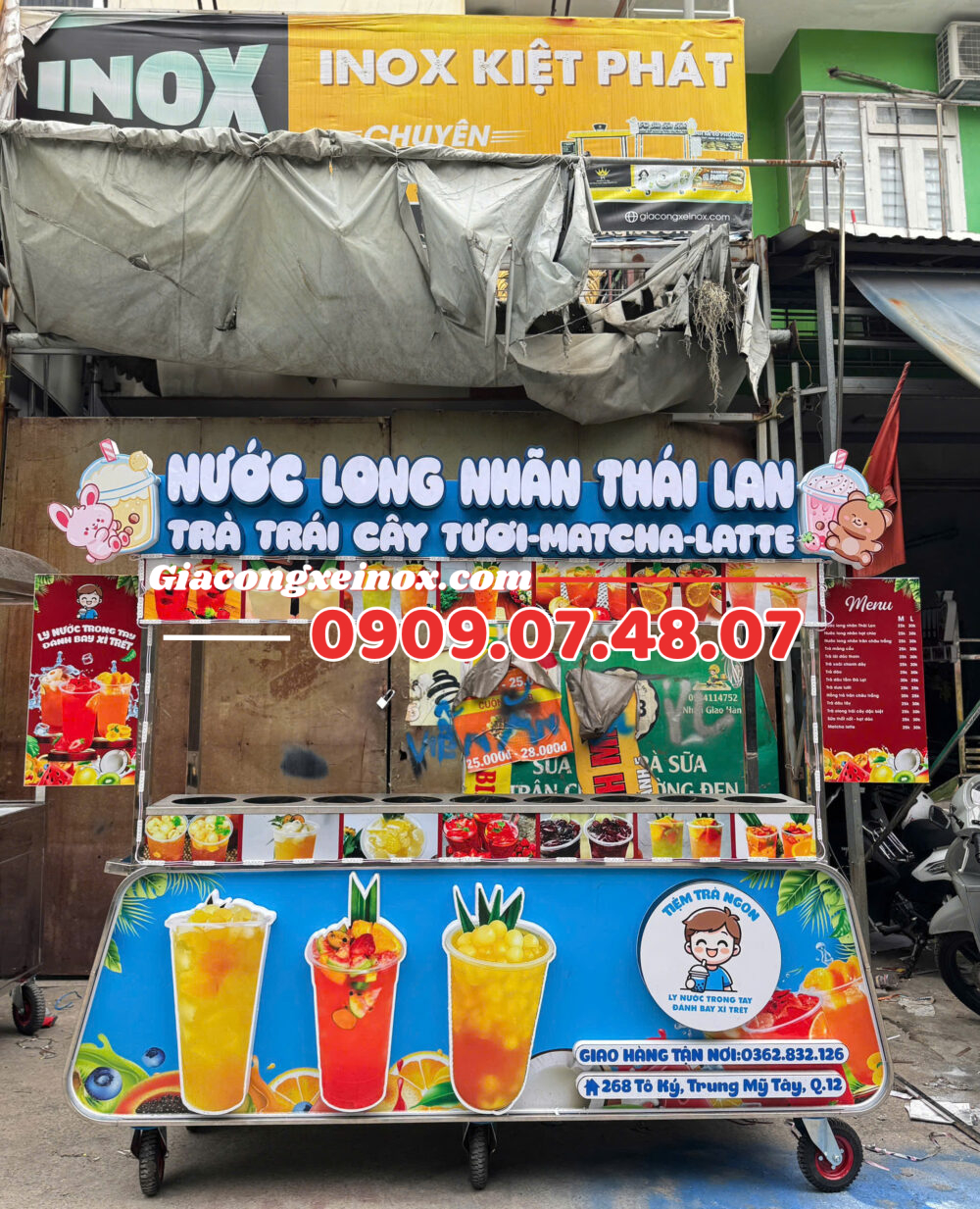 tủ inox - 2m